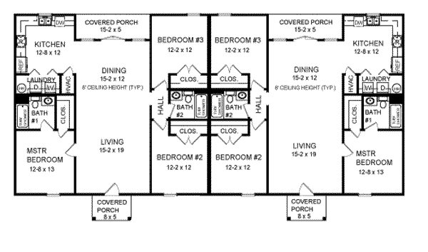 Architectural House Design - Ranch Floor Plan - Main Floor Plan #21-138