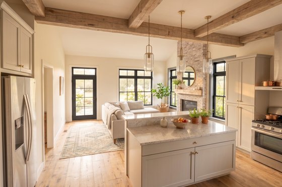Interior - Kitchen for Country House Plan #1089-76 - 1 bed, 1 bath