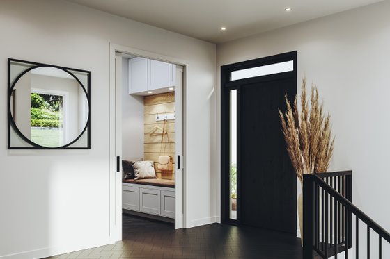 Interior - Entry for Cottage House Plan #23-2766 - 3 bed, 2 bath