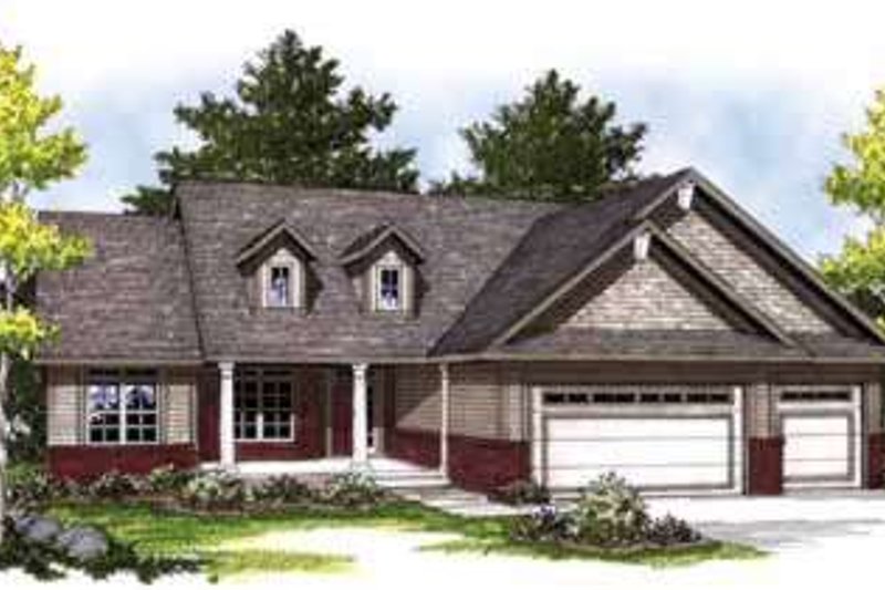 Home Plan - Traditional Exterior - Front Elevation Plan #70-826