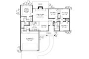 Ranch Style House Plan - 4 Beds 2 Baths 1296 Sq/Ft Plan #80-102 