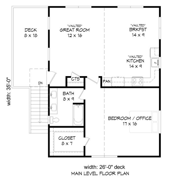 Dream House Plan - Country Floor Plan - Upper Floor Plan #932-253