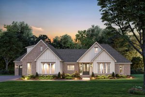 Architectural House Design - Farmhouse Exterior - Front Elevation Plan #430-400