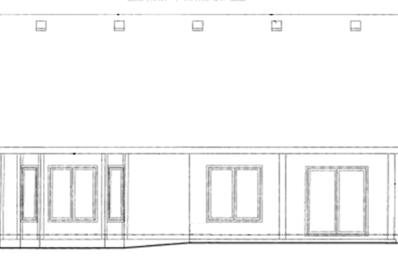 Dream House Plan - Exterior - Rear Elevation for Traditional House Plan #20-1613 - 2 bed, 2 bath