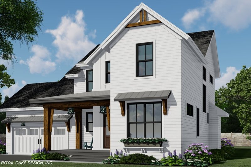 House Plan Design - Exterior - Front Elevation 5 for Farmhouse House Plan #51-1194 - 3 bed, 2.5 bath