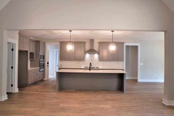 Farmhouse Plan 927-980 Kitchen with Island