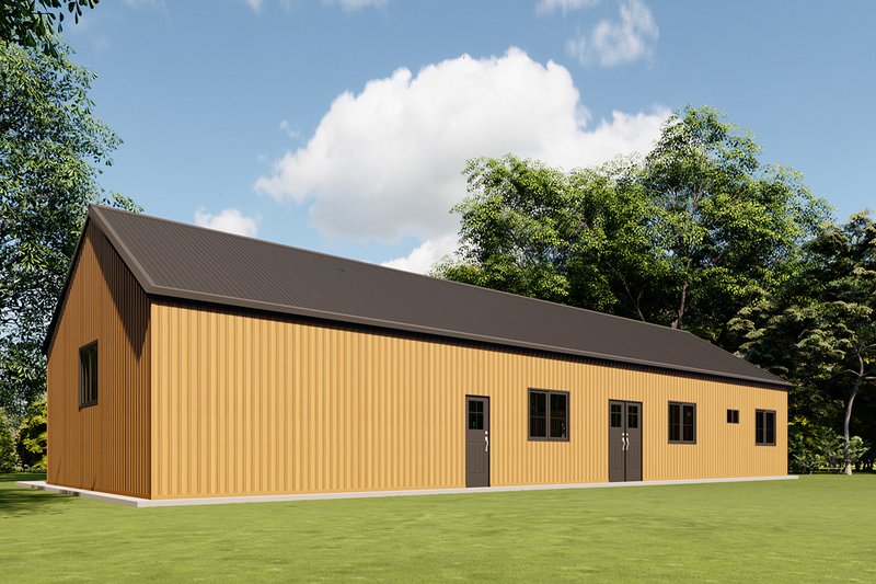 Home Plan - Exterior - Other Elevation 2 for Barndominium House Plan #1107-22 - 3 bed, 2 bath