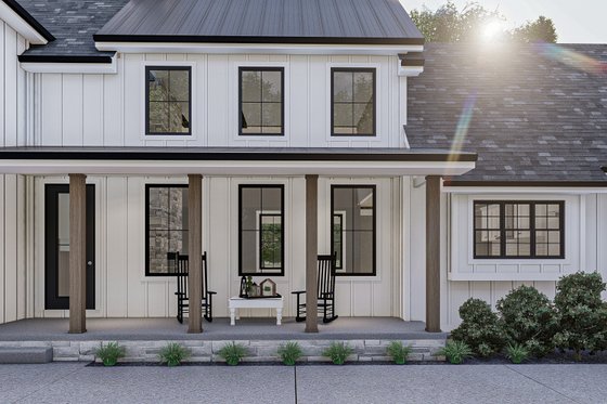 Exterior - Other Elevation for Farmhouse House Plan #455-305 - 5 bed, 3.5 bath