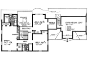 Colonial Style House Plan - 4 Beds 2.5 Baths 2320 Sq/Ft Plan #315-108 