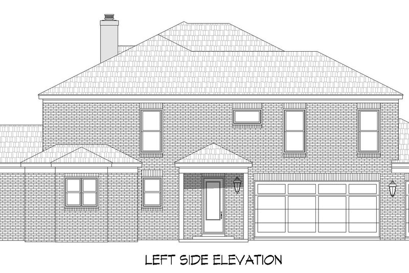 Dream House Plan - Exterior - Other Elevation for Contemporary House Plan #932-923 - 5 bed, 4.5 bath