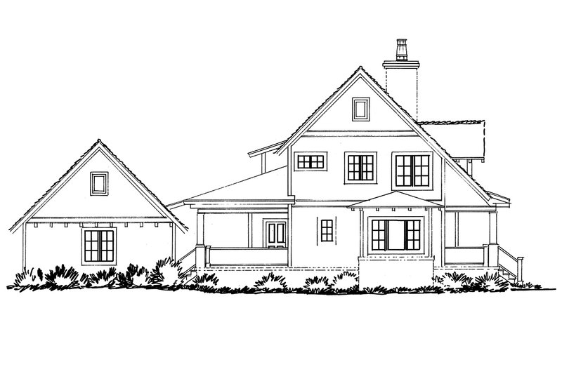 Home Plan - Left Side Elevation