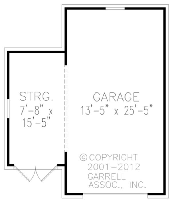 Cottage Floor Plan - Other Floor Plan #54-596