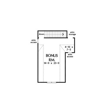 Floor Plan - Other Floor for Cottage House Plan #929-1129 - 3 bed, 2.5 bath