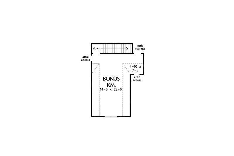 House Plan Design - Floor Plan - Other Floor for Cottage House Plan #929-1129 - 3 bed, 2.5 bath