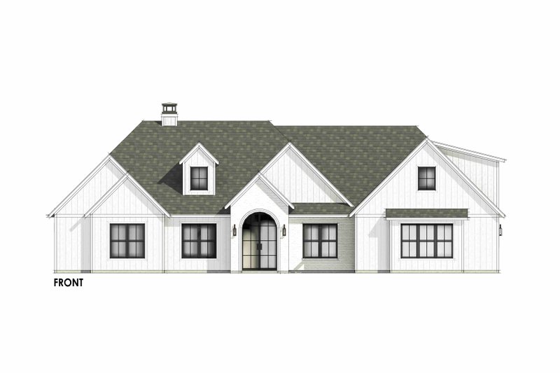 Dream House Plan - Exterior - Front Elevation 7 for Farmhouse House Plan #1096-153 - 4 bed, 3.5 bath