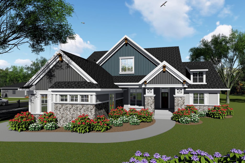 Ranch Style House Plan 3 Beds 2 5 Baths 2495 Sq Ft Plan 