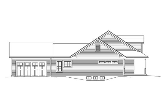 Exterior - Other Elevation for Country House Plan #57-650 - 2 bed, 2.5 bath