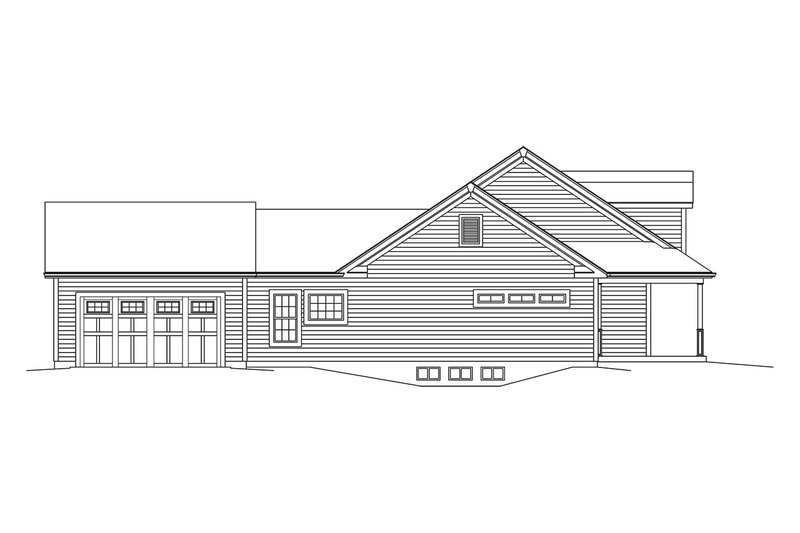 Home Plan - Exterior - Other Elevation for Country House Plan #57-650 - 2 bed, 2.5 bath