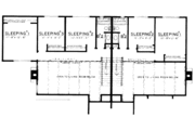 Modern Style House Plan - 3 Beds 1.5 Baths 1144 Sq/Ft Plan #303-416 