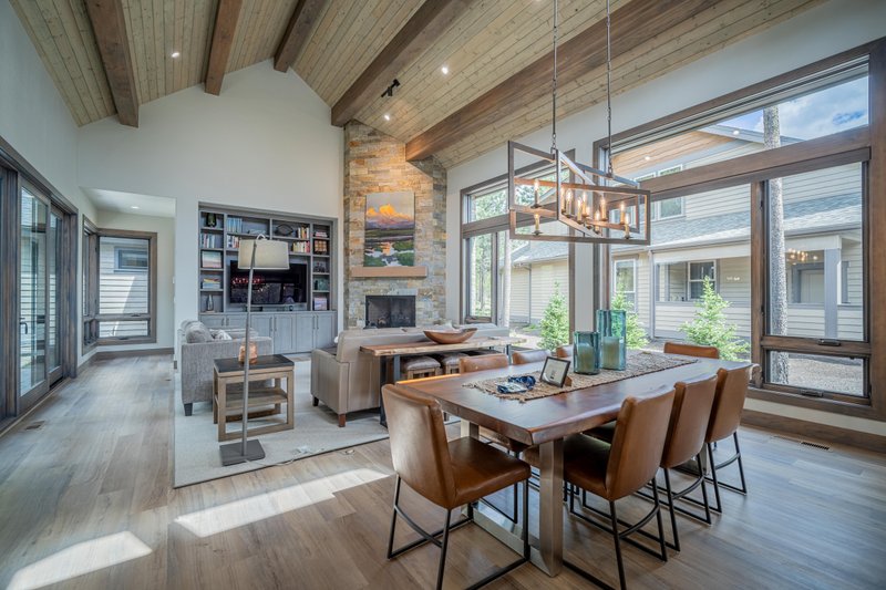 House Blueprint - Interior - Dining Room 1 for Contemporary House Plan #892-43 - 4 bed, 4.5 bath