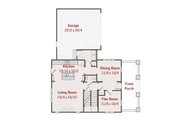 Craftsman Style House Plan - 3 Beds 2.5 Baths 1847 Sq/Ft Plan #461-29 