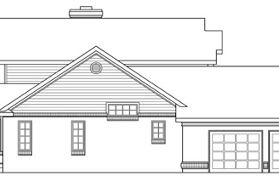 Exterior - Other Elevation for Farmhouse House Plan #124-189 - 3 bed, 2.5 bath