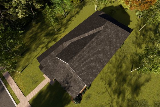 Exterior - Other Elevation 3 for Cottage House Plan #513-2217 - 3 bed, 2.5 bath