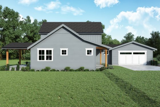 Exterior - Other Elevation for Farmhouse House Plan #1070-162 - 3 bed, 2.5 bath