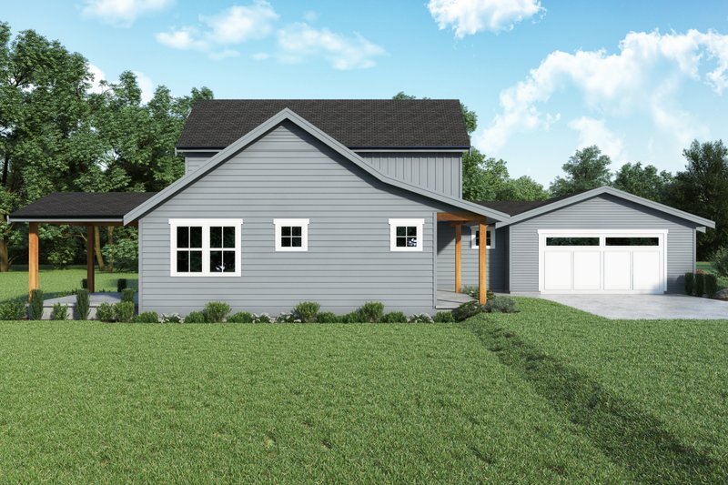 Architectural House Design - Exterior - Other Elevation for Farmhouse House Plan #1070-162 - 3 bed, 2.5 bath