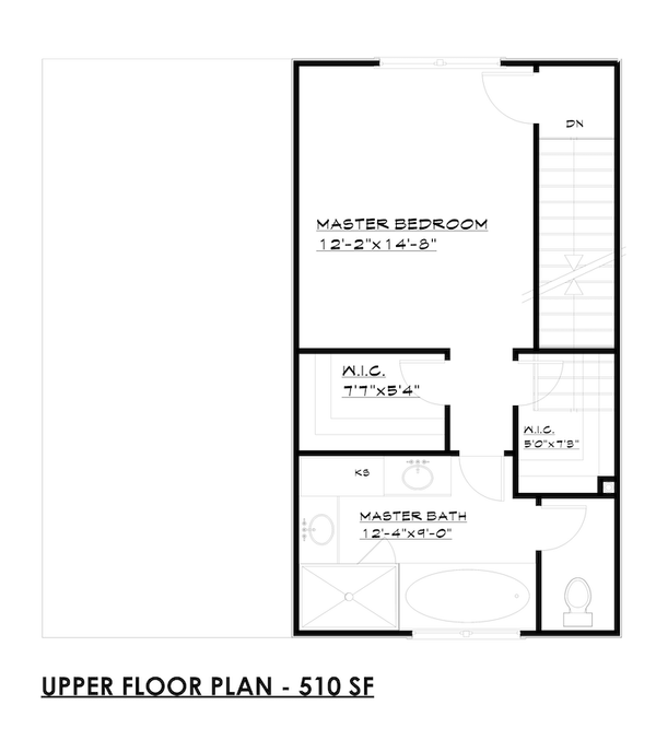 Dream House Plan - Farmhouse Floor Plan - Upper Floor Plan #30-370