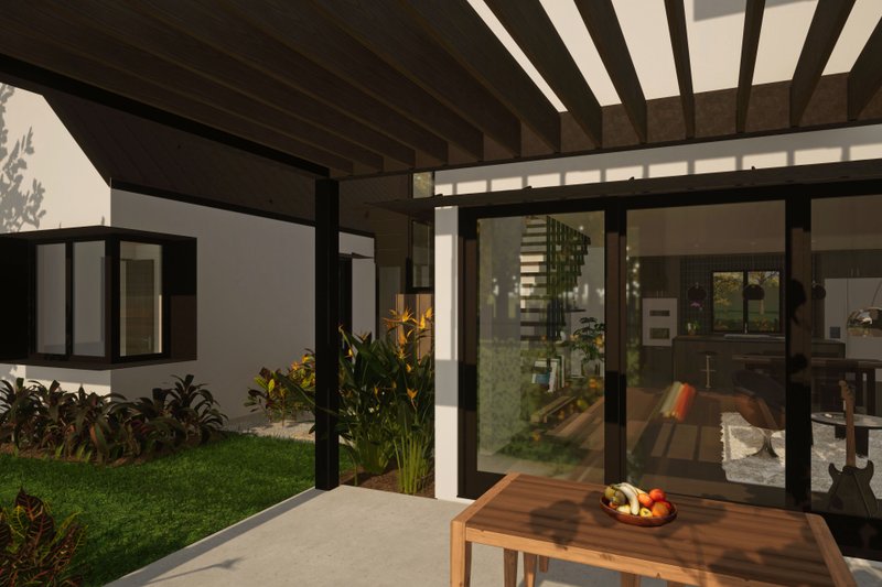 Home Plan - Exterior - Other Elevation 9 for Contemporary House Plan #80-223 - 3 bed, 3 bath