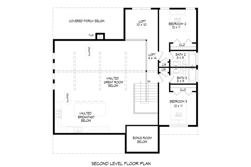 House Plan Design - Floor Plan - Upper Floor for Traditional House Plan #932-413 - 3 bed, 3.5 bath