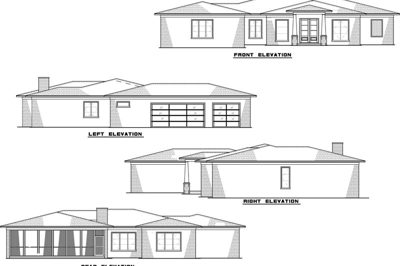 Dream House Plan - Exterior - Other Elevation 2 for Contemporary House Plan #923-286 - 3 bed, 3 bath