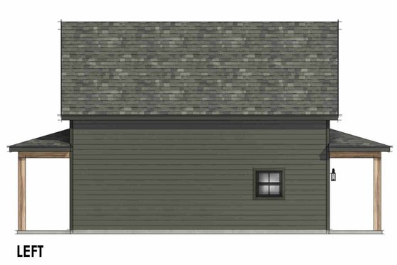 Exterior - Other Elevation for Bungalow House Plan #1096-168 - 2 bed, 2 bath