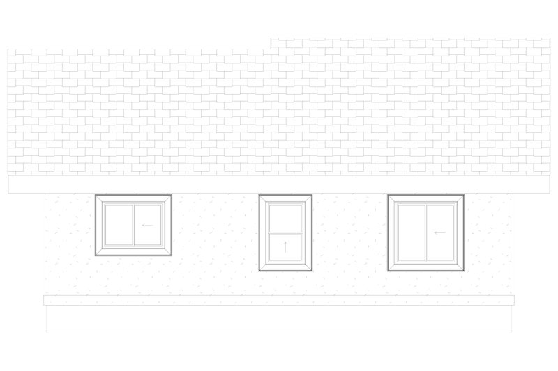 House Plan Design - Exterior - Rear Elevation 2 for Modern House Plan #1060-324 - 2 bed, 1 bath