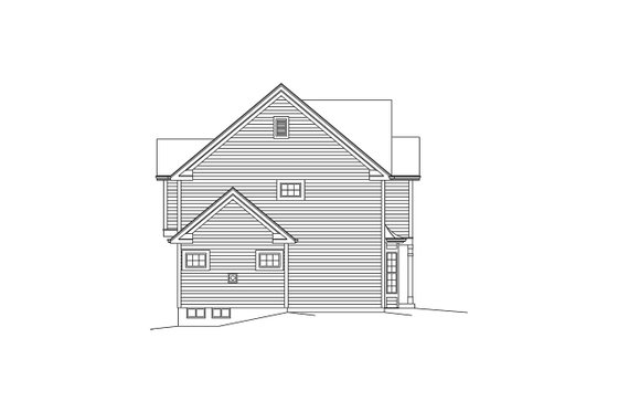 Exterior - Other Elevation for Traditional House Plan #57-660 - 4 bed, 2.5 bath