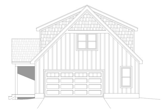 Exterior - Other Elevation 1 for Traditional House Plan #932-534 - 3 bed, 2.5 bath