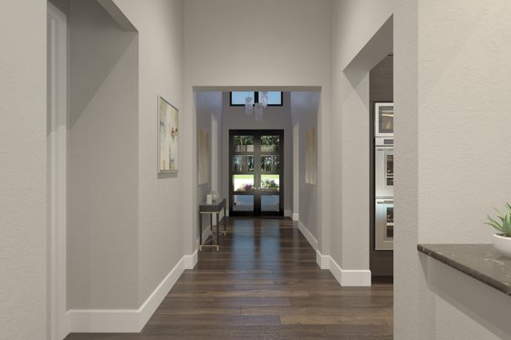 Interior - Entry for Contemporary House Plan #930-545 - 3 bed, 3.5 bath