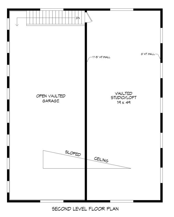 Home Plan - Contemporary Floor Plan - Upper Floor Plan #932-72