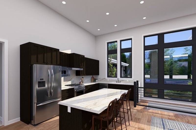 House Design - Interior - Kitchen for Contemporary House Plan #1060-273 - 3 bed, 2.5 bath