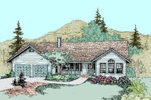 Traditional Exterior - Front Elevation Plan #60-274