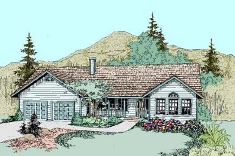 Traditional Style House Plan - 4 Beds 2 Baths 2045 Sq/Ft Plan #60-274