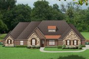 European Style House Plan - 4 Beds 2.5 Baths 3364 Sq/Ft Plan #84-619 