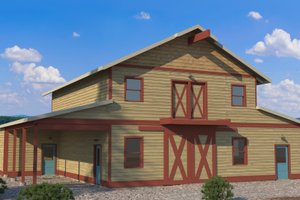 Farmhouse Exterior - Front Elevation Plan #895-116