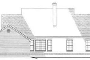 Exterior - Rear Elevation for Southern House Plan #406-160 - 3 bed, 2 bath