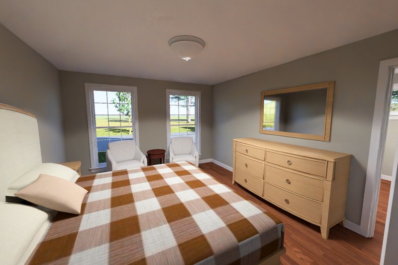 Architectural House Design - Interior - Master Bedroom 2 for Cottage House Plan #513-2457 - 3 bed, 2.5 bath