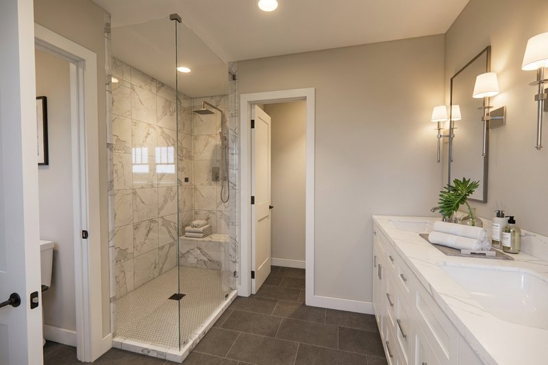 House Blueprint - Interior - Master Bathroom for Farmhouse House Plan #51-1543 - 3 bed, 2.5 bath