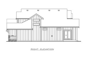 Exterior - Other Elevation for Farmhouse House Plan #1100-25 - 3 bed, 2.5 bath