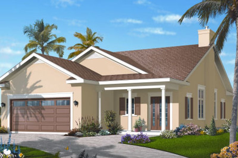 Home Plan - Southern Exterior - Front Elevation Plan #23-2208