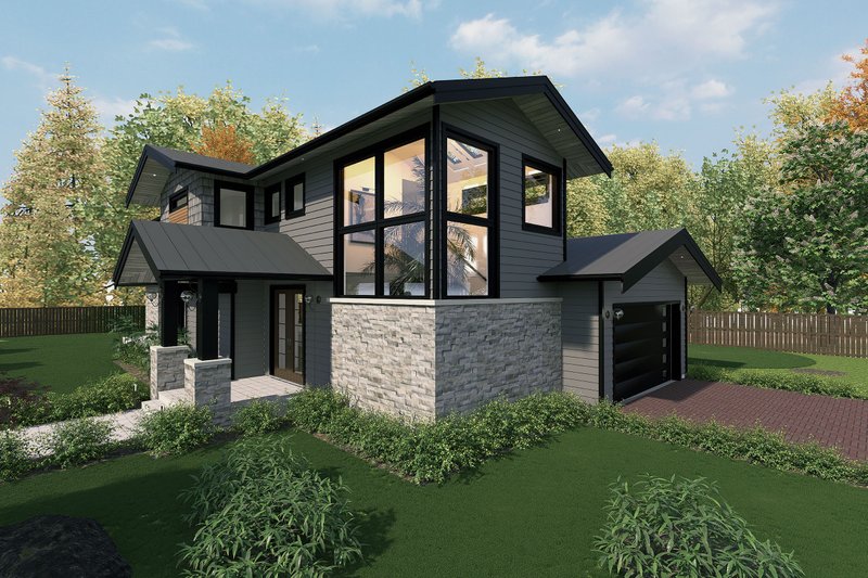 House Blueprint - Exterior - Other Elevation for European House Plan #1101-16 - 4 bed, 3.5 bath